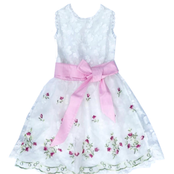 6-7 años ( 116-122 cm) / Traje alemán para niñitas, vestido tradicional bávara con delantal / Kinder Dirndl mit Schürze